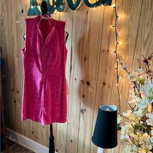 🌸🌸SKIMS Vibrant Pink Sleeveless Terry Romper🩷🩷